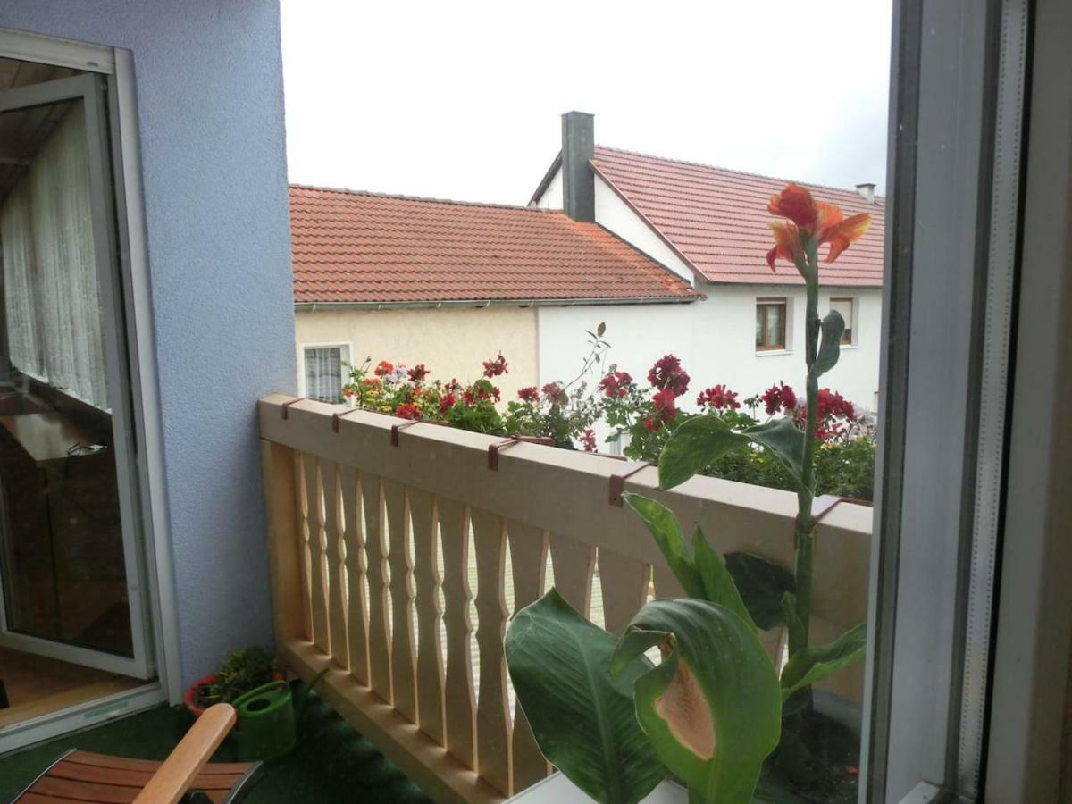 Ferienwohnung Am Grünen Band Hellingen Exterior foto